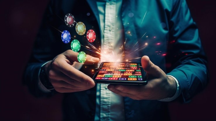 Antarmuka aplikasi mobile hss4d menampilkan pasar Liga 1 dan permainan slot